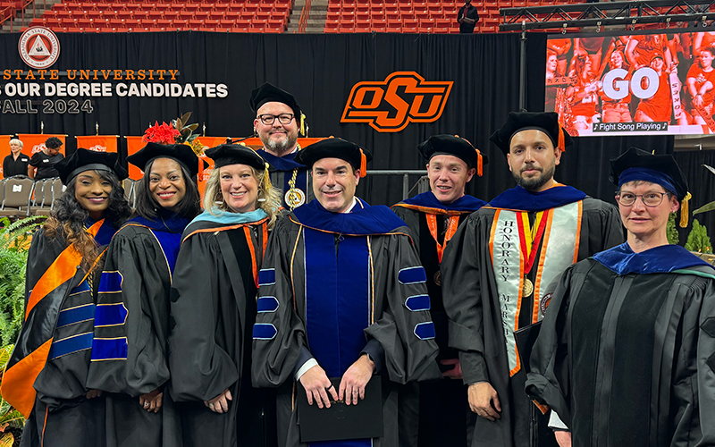 Learning, Design and Technology faculty and staff at OSU graduation
