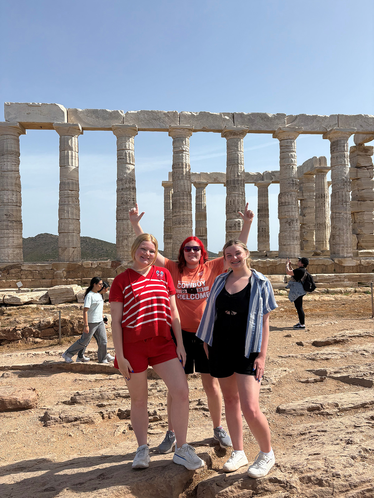 Students Exploring Greece